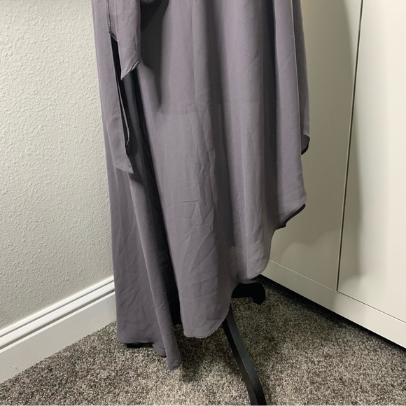 Double Zero Cold Shoulder High Low Dress - Picture 5 of 12